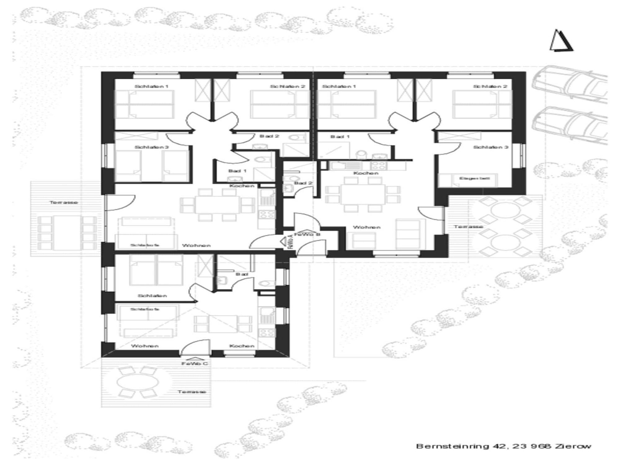Peaceful Apartment In Zierow With Terrace Esterno foto
